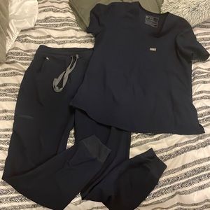 3 pair of figs scrubs